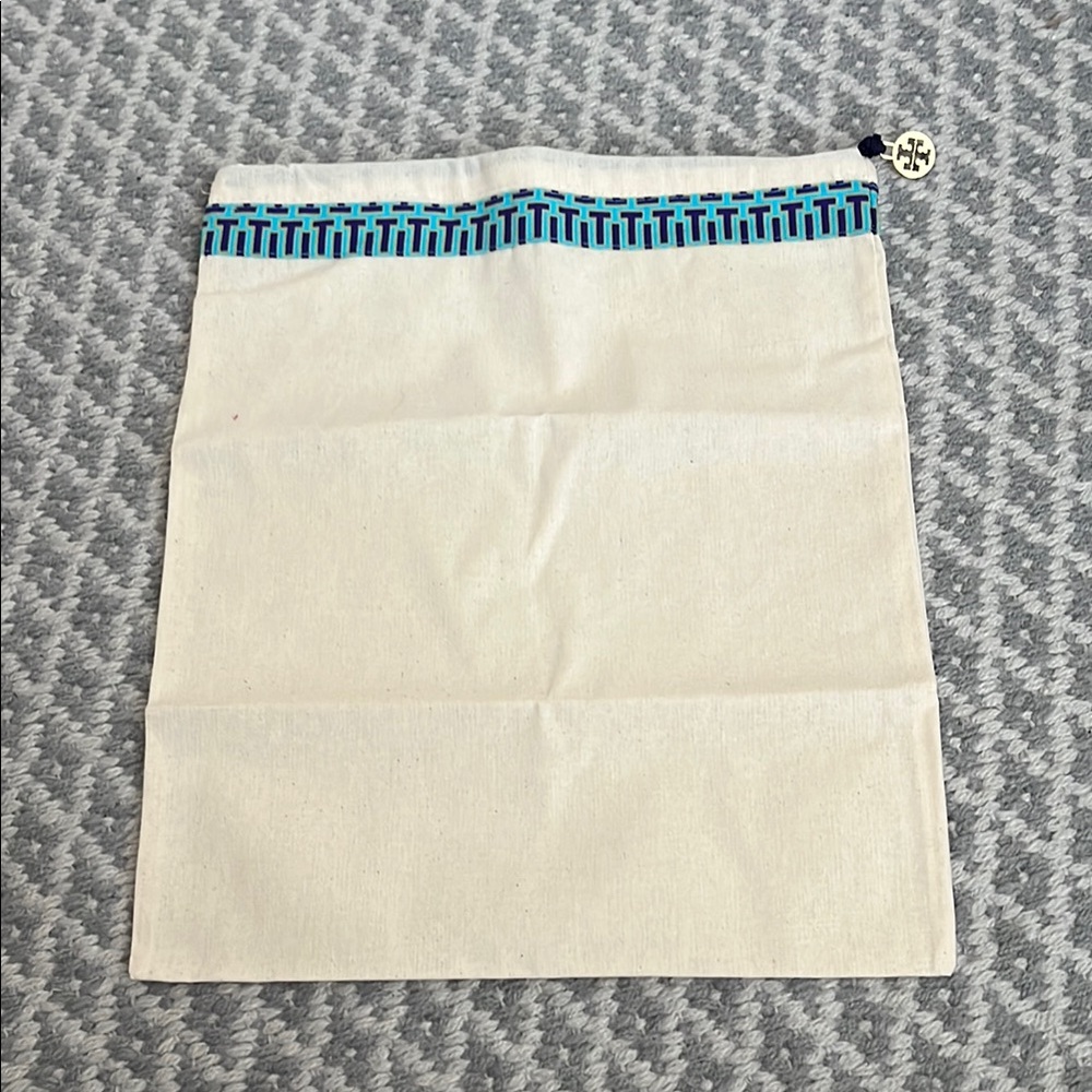 Tory Burch Dust Bag with Blue Trim